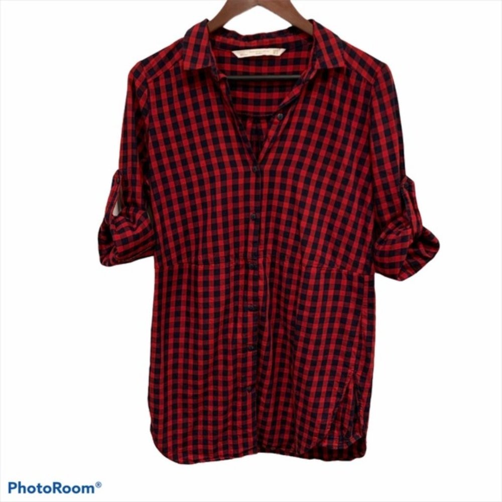 Red and Black Checkered Women's Dress